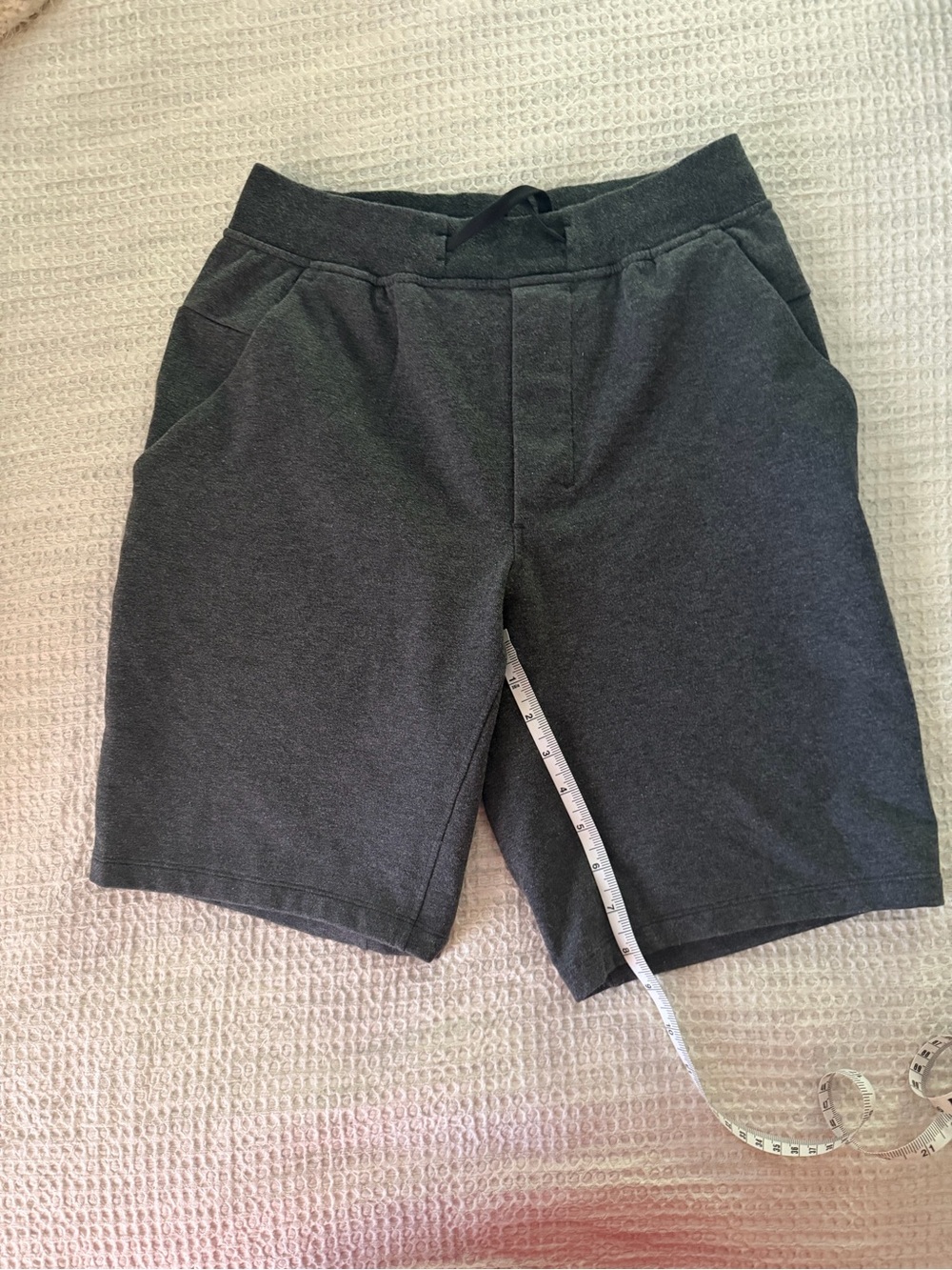 Men's lulu Dark Charcoal Drawstring Shorts